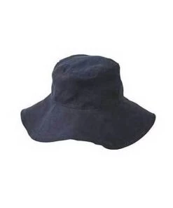 Fog Linen Work Accessories Loge Linen Hat Nuit