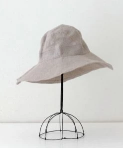 Fog Linen Work Loge Linen Hat Natural Accessories