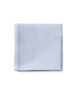 Fog Linen Work Linen Handkerchief Blue Grise Accessories