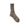 Fog Linen Work Accessories Linen-Cotton Socks Brown