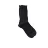 Fog Linen Work Thick Linen Socks Black Accessories