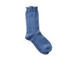 Fog Linen Work Thick Linen Socks Blue Accessories