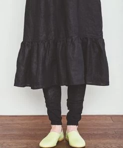 Fog Linen Work Linen Leggings Black Accessories