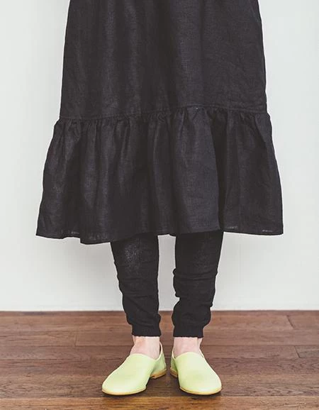 Fog Linen Work Linen Leggings Black Accessories 3 Fog Linen Work Linen Leggings Black Accessories