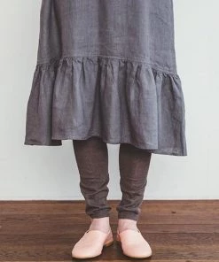 Fog Linen Work Accessories Linen Leggings Khaki