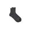 Fog Linen Work Accessories Linen Rib Socks Charcoal
