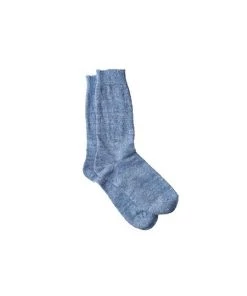 Fog Linen Work 【Restocked】Linen Socks Sky Blue Accessories