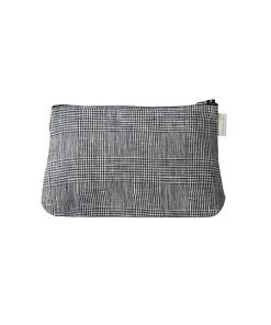 Fog Linen Work Lena Pouch Glen Check Accessories