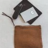 Fog Linen Work Accessories Canna Pouch Ocre Large