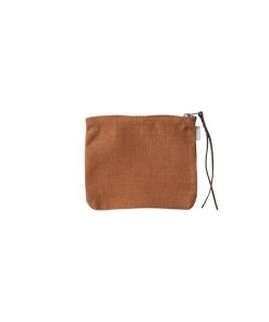 Fog Linen Work Canna Pouch Ocre Medium Accessories