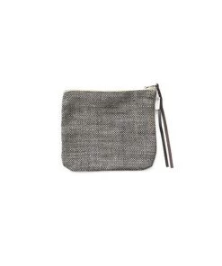 Fog Linen Work Canna Pouch Herringbone Medium Accessories