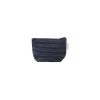 Fog Linen Work Tim Pouch Navy Pin Stripes