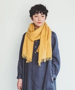 Fog Linen Work Roserie Scarf Mais