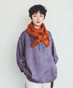 Fog Linen Work Scarves & Hats Roserie Scarf Praline