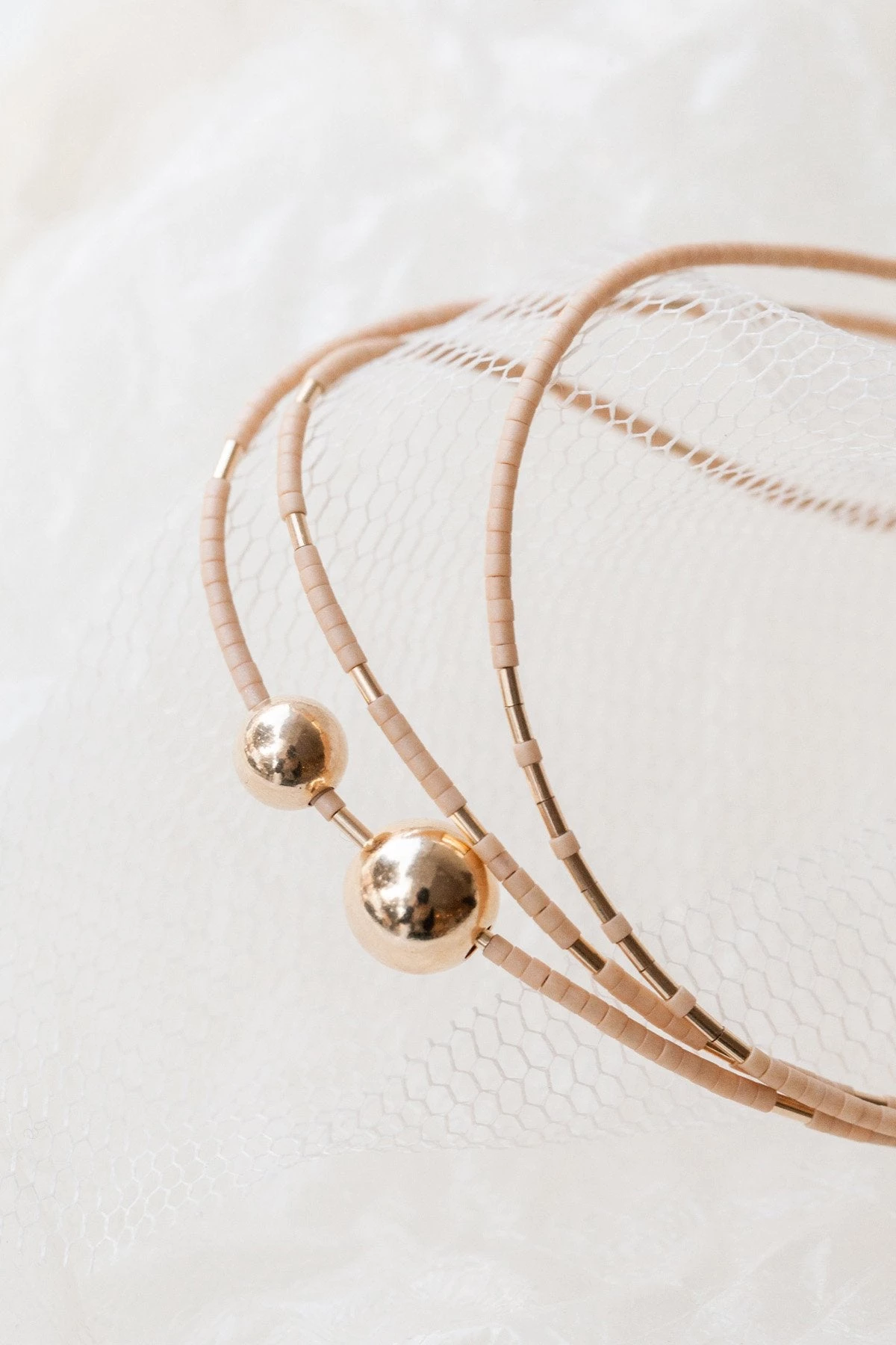 Abacus Row Hati Bracelet, Peach Accessories 4 Abacus Row Hati Bracelet, Peach Accessories