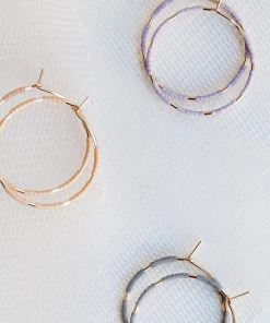 Abacus Row Accessories Callisto Hoops, Rain