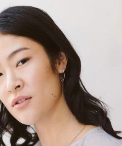 Abacus Row Accessories Callisto Hoops, Wisteria