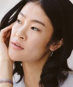 Abacus Row Accessories Callisto Hoops, Wisteria