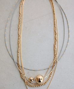 Abacus Row Mimas Necklace, Mist Accessories