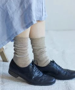 Fog Linen Work 【Restocked】Linen Socks Natural Linen Accessories