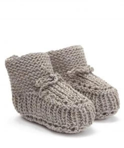 Fog Linen Work Knitted Baby Shoes