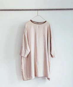 FOG LINEN WORK EUROPE Lena Top Gris Ivoire Women's Clothing