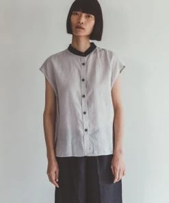 FOG LINEN WORK EUROPE Sienna Top ALBATRE