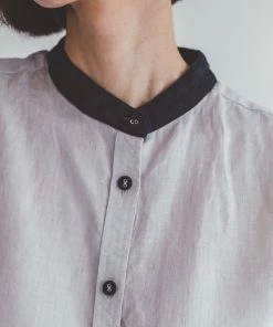 FOG LINEN WORK EUROPE Sienna Top ALBATRE