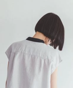 FOG LINEN WORK EUROPE Sienna Top ALBATRE