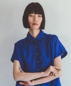 FOG LINEN WORK EUROPE New Arrivals Isla Top IRIS 14 FOG LINEN WORK EUROPE New Arrivals Isla Top IRIS