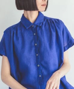 FOG LINEN WORK EUROPE New Arrivals Isla Top IRIS