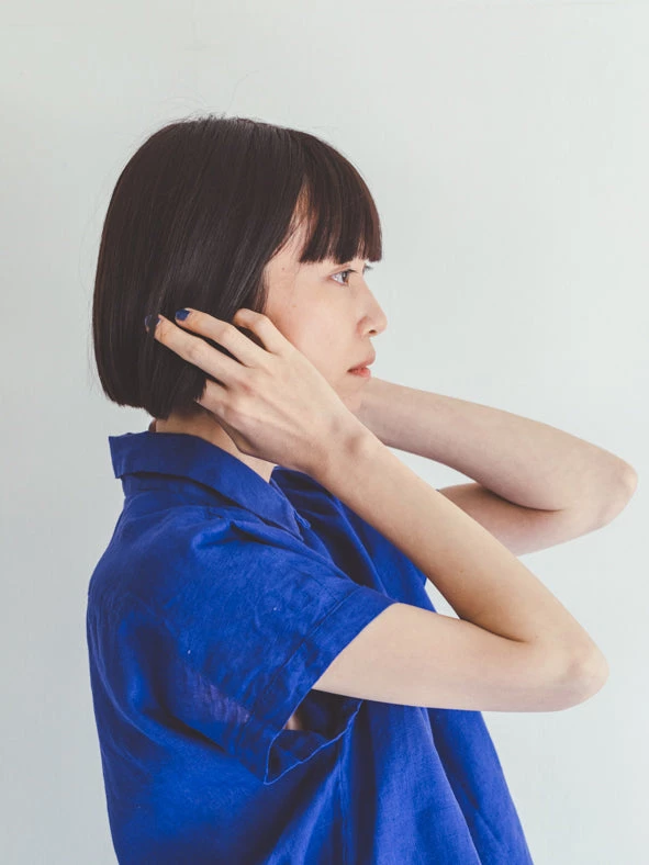 FOG LINEN WORK EUROPE New Arrivals Isla Top IRIS 9 FOG LINEN WORK EUROPE New Arrivals Isla Top IRIS