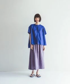 FOG LINEN WORK EUROPE New Arrivals Macey Top IRIS