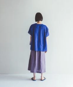 FOG LINEN WORK EUROPE New Arrivals Macey Top IRIS