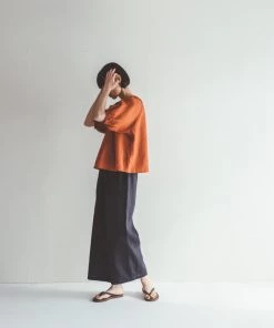 FOG LINEN WORK EUROPE Elsie Top PRALIN
