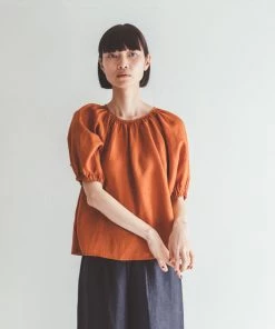 FOG LINEN WORK EUROPE Elsie Top PRALIN