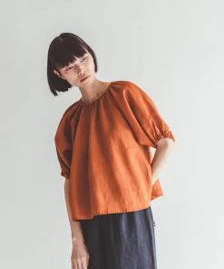 FOG LINEN WORK EUROPE Elsie Top PRALIN