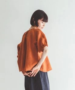 FOG LINEN WORK EUROPE Elsie Top PRALIN