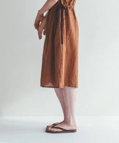 FOG LINEN WORK EUROPE ELEANOR Dress Noisette