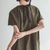 FOG LINEN WORK EUROPE Evelyn Top OLIVE New Arrivals