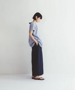 FOG LINEN WORK EUROPE 【Restocked】Evelyn Top BLUE PALE New Arrivals
