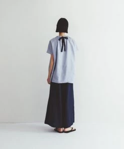 FOG LINEN WORK EUROPE 【Restocked】Evelyn Top BLUE PALE New Arrivals