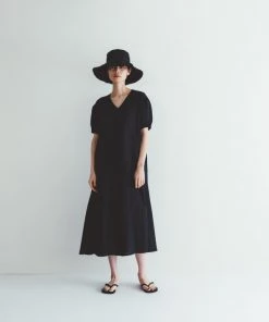 FOG LINEN WORK EUROPE New Arrivals ELIZA Dress NUIT