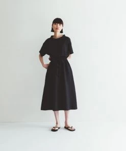 FOG LINEN WORK EUROPE 【Restocked】DAISY Dress Black New Arrivals