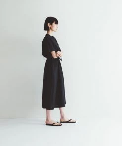 FOG LINEN WORK EUROPE 【Restocked】DAISY Dress Black New Arrivals