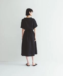 FOG LINEN WORK EUROPE 【Restocked】DAISY Dress Black New Arrivals