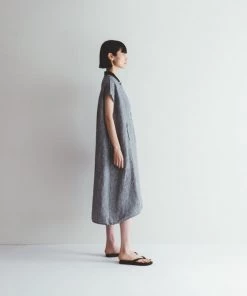 FOG LINEN WORK EUROPE 【Restocked】EVIE Dress TOOTHHOUND CHECK