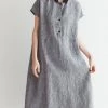FOG LINEN WORK EUROPE 【Restocked】EVIE Dress TOOTHHOUND CHECK