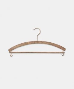 Fog Linen Work Storage Wood Skirt Hanger