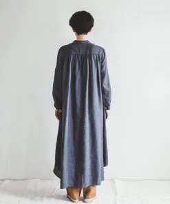 FOG LINEN WORK EUROPE Women's Clothing Caroline Dress Ardoise